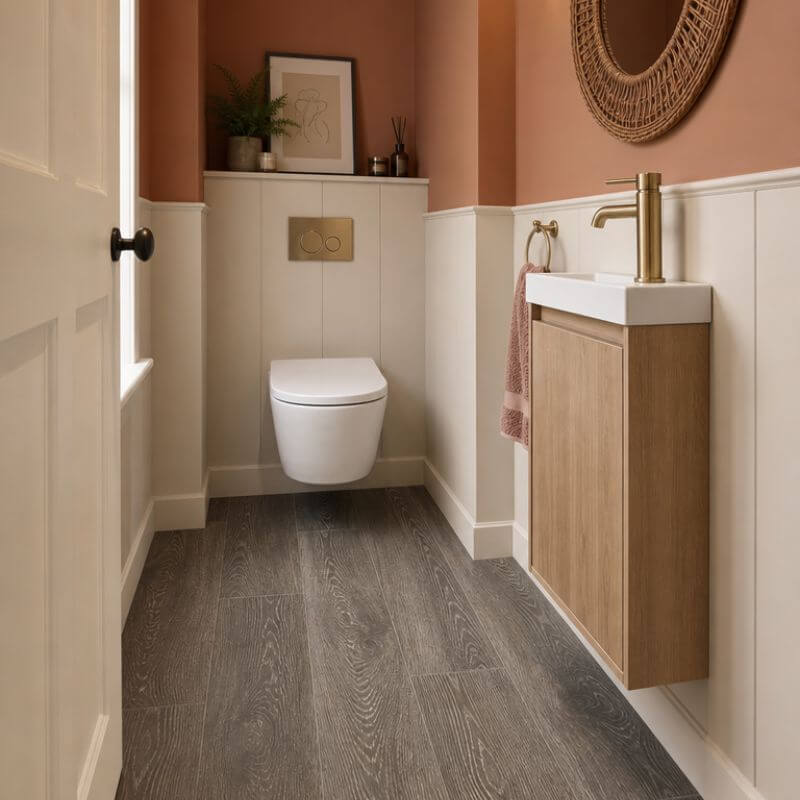 Durova Black Oak waterproof SPC flooring