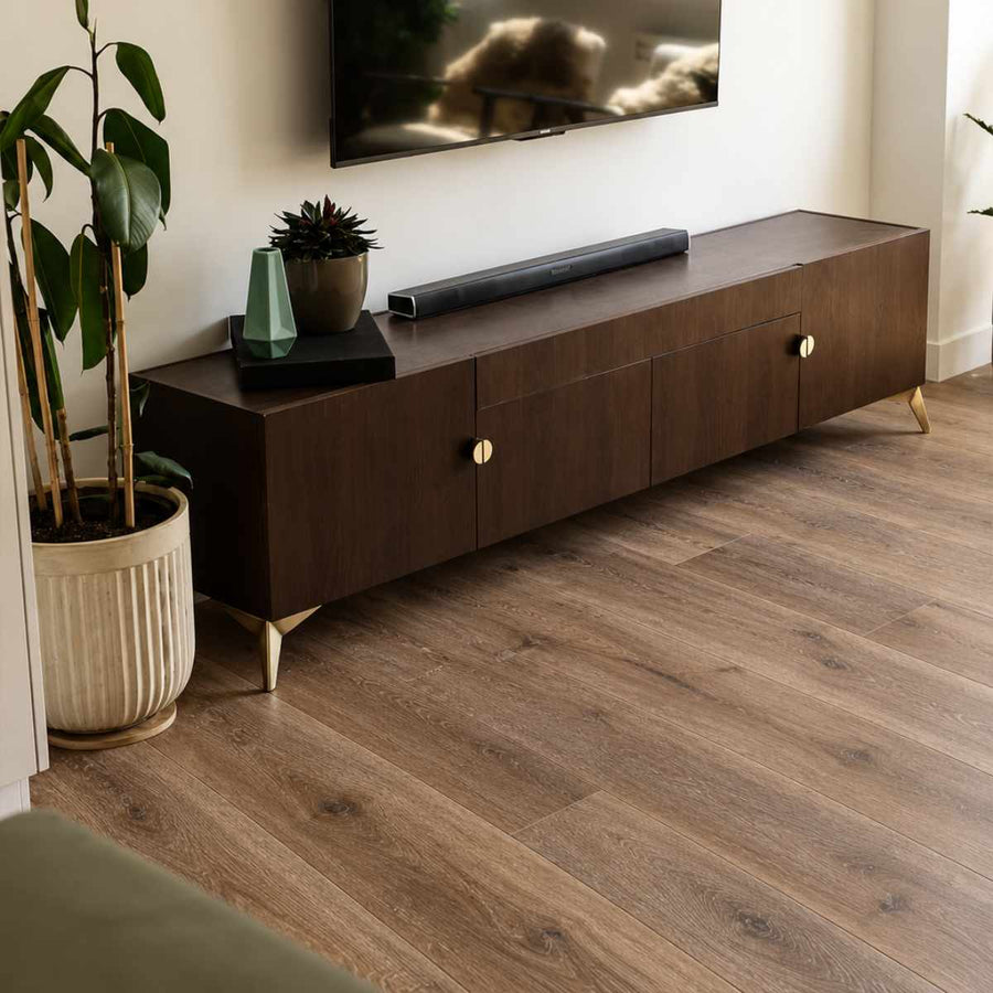 Durova Walnut waterproof SPC flooring
